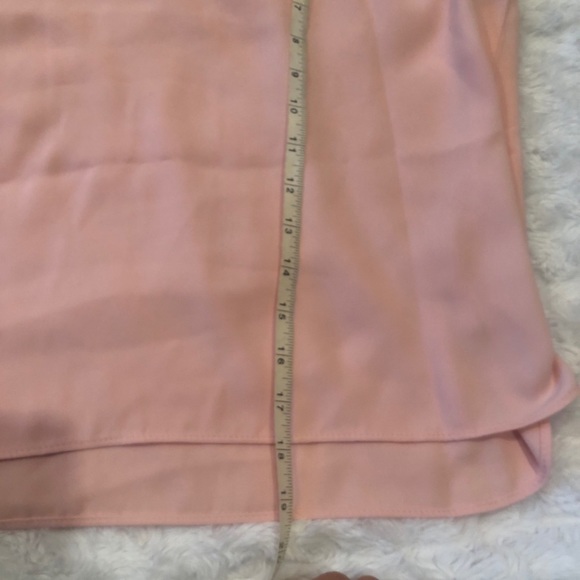 Top shop pink v neck inset camisole NWT sz 12 - Picture 4 of 5